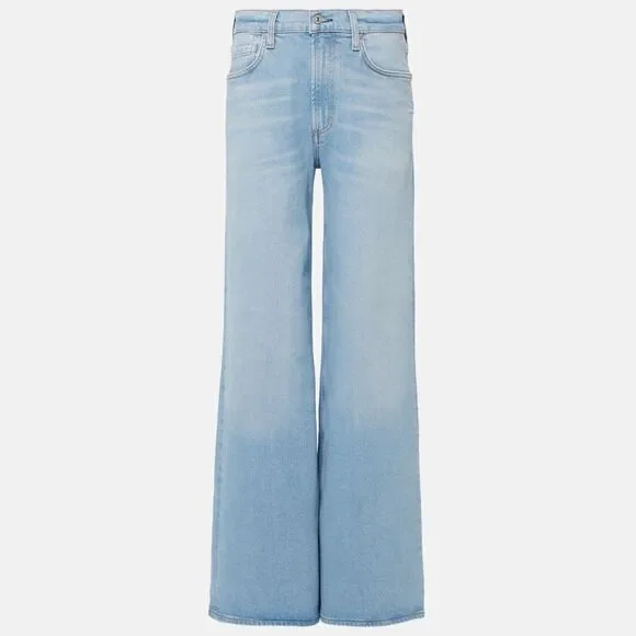 CITIZENS OF HUMANITY Loli mid-rise wide-leg jeans - Picture 4 of 14